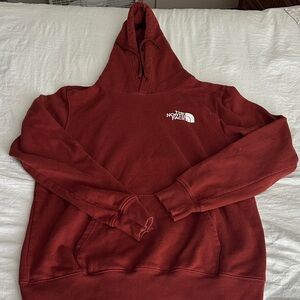 The North Face Men's Maroon Hoodie Sweater